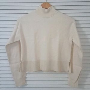 Cropped Mockneck Sweater